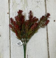 WILD GRASS, 13 IN, BURNT RED